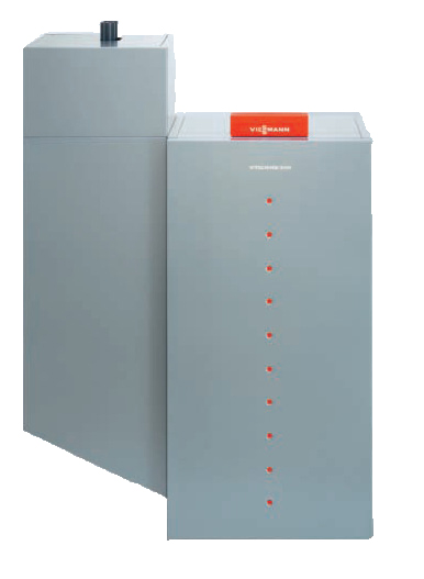 VIESSMANN VITOLIGNO 300-P 6-18 caldera de pie de pellets de 6-18 KW, solo calefacción, encendido automático, carga manual. (caldera para biomasa de pellets)