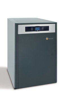 DOMUSA Evolution EV 25 AM, de pie de 28,2 Kw. mixta de acero. (caldera para gasóleo estanca de condensación)