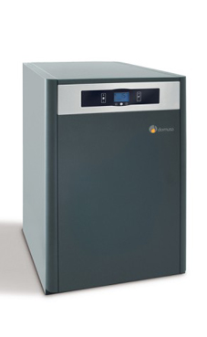 DOMUSA Evolution EV 30 FM, de pie de 29,3 Kw.  mixta de hierro fundido (caldera para gasóleo estanca de condensación)