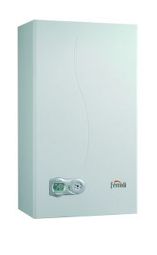 FERROLI DIVATech Micro LN F 24 D N de 24 KW con kit de salida de gases para reposición (caldera para gas propano mural estanca mixta bajo nox.)