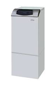 FERROLI SILENT D30 PLUS K100 UNIT caldera atmosférica mixta instantanea de 30 kw de chapa de acero producción de ACS 14,3 con salto de 30ºC, 220 litros/10min.; con acumulador vitrificado de 100 litros. (caldera para gasóleo atmosférica)