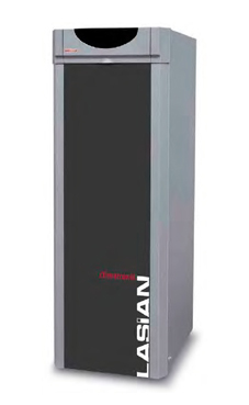 LASIAN CLIMATRONIC AV 30 de pie de 27 Kw. mixta depósito inoxidable kit combustión estanca opcional (caldera para gasóleo atmosférica)