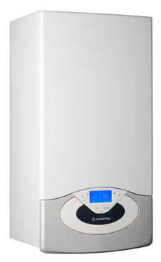 ARISTON GENUS PREMIUM EVO 35 FF EU con función auto top e info top de 35 KW con barra de conexiones y kit de evac. (caldera para gas propano mural estanca mixta condensación)