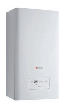 HERMANN MICRAPLUS 24  de 23,3 KW con kit de evac. (caldera para gas propano mural estanca mixta)