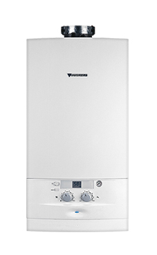 JUNKERS CERACLASS MIDI ZW 24-2E AE  de 24 KW estanca, con sistema quickTap, con placa de conexiones y ventosa (caldera para gas propano mural estanca mixta)