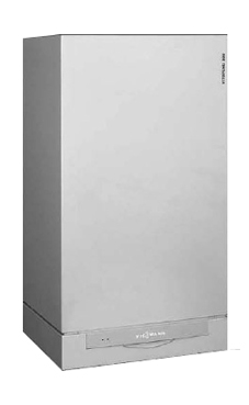 VIESSMANN VITOPEND 200-W WH2B de 24 KW  de 24 KW, con regulación vitotronic 100 modelo HC1B, con kit extrac. (caldera para gas propano mural estanca mixta bajo nox.)